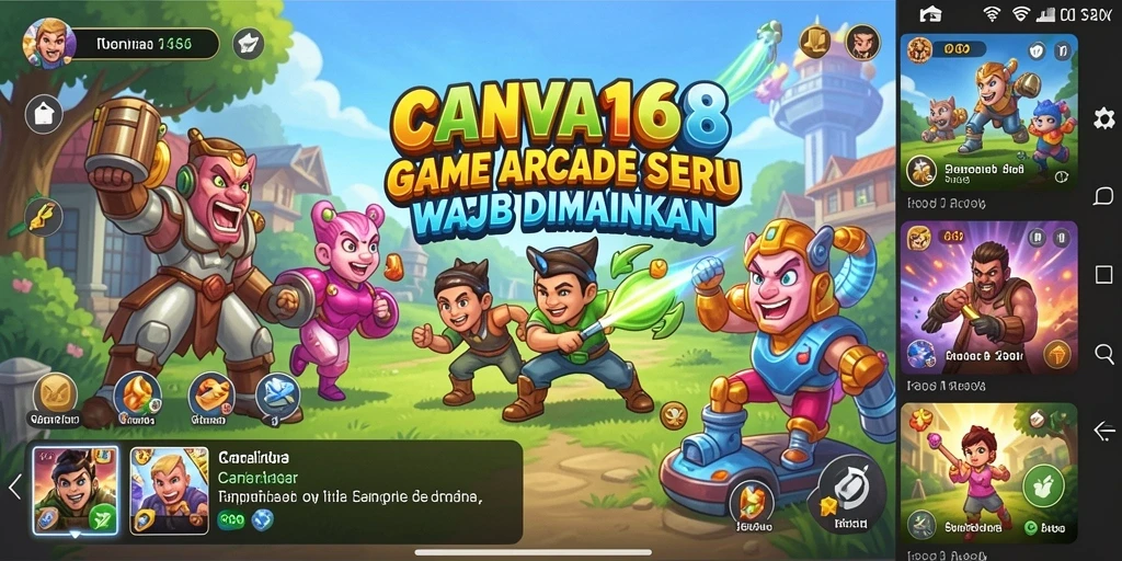 Tampilan menarik dari gameplay CANVA168 menunjukkan aksi seru dan grafis penuh warna.