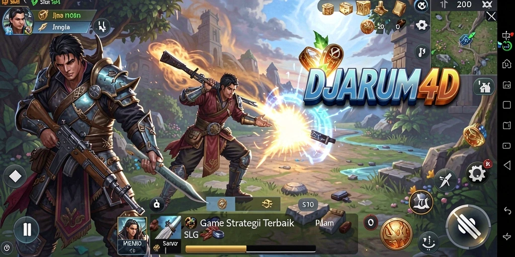 Tampilan gameplay seru DJARUM4D yang memikat bagi penggemar SLG.
