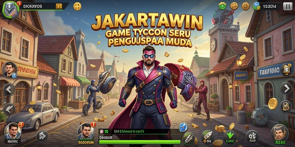 Gameplay JAKARTAWIN yang menantang dan seru.