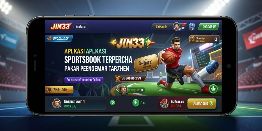 Tampilan antarmuka pengguna <strong>JIN33</strong> saat bermain Sportsbook.