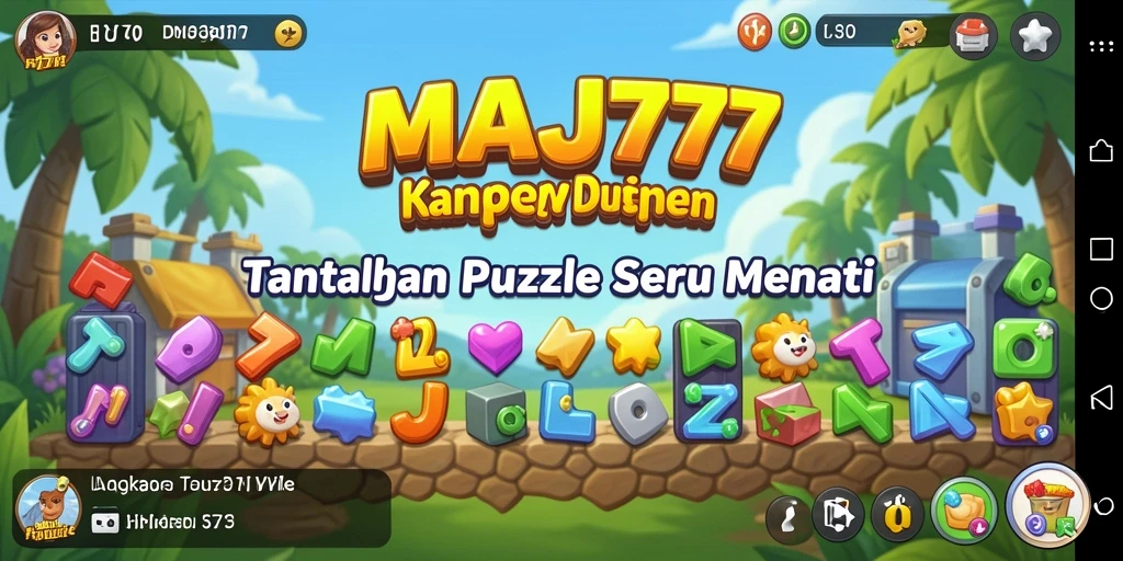 Tampilan gameplay seru dari MAJ777 yang menantang.