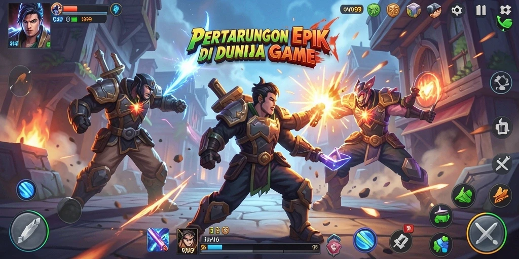 Tampilan menarik dari pertarungan sengit di OVO99.