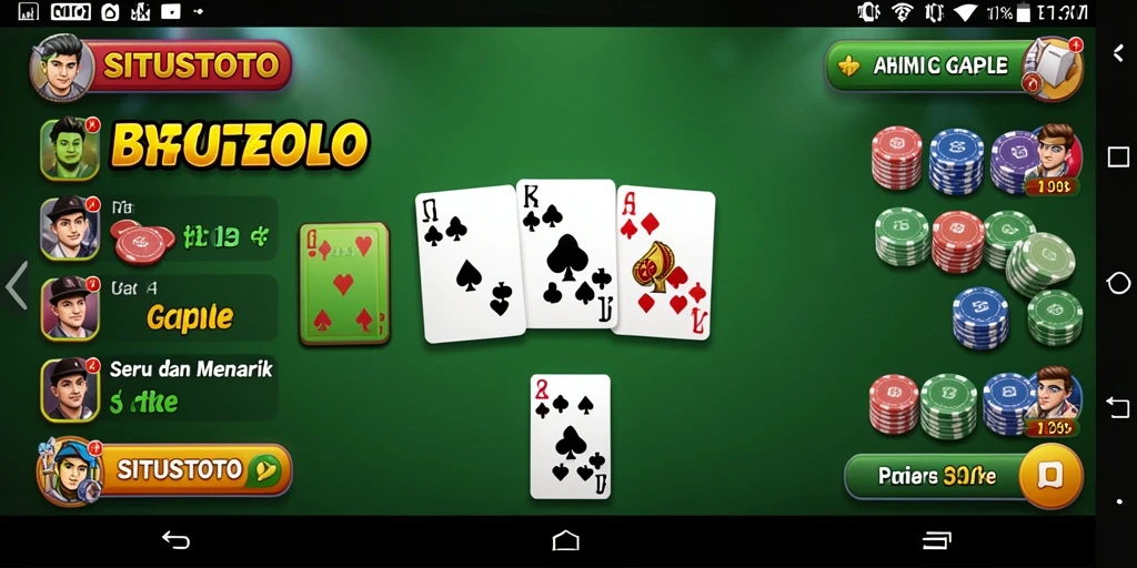 Gameplay seru dan interaktif dari SITUSTOTO Gaple.