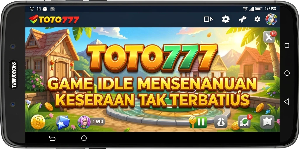 Tampilan gameplay TOTO777 yang menarik dengan elemen Idle yang mengasyikkan.